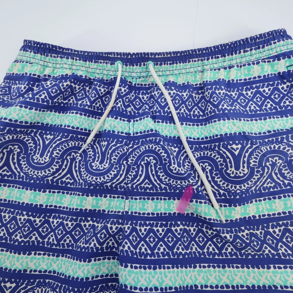 Vineyard Vines Men's‎ Swim Trunks Shorts Blue Patterned Swimsuit Size L